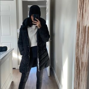 Steve Madden Long-line Puffer Jacket
